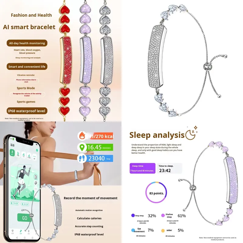 Health Monitors - Gelang Pintar Baru Lintas Batas IP68