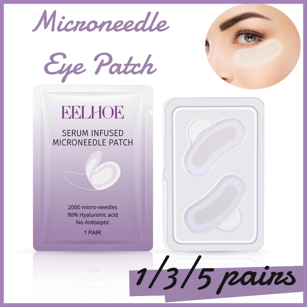 Collagen Under Eye Patches - Masker mata kolagen Microneedle, tempelan mata