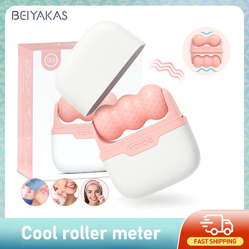 2-in-1 Beiyakes Ice Roller unt - Face Ice Roller Puffiness ulasan dan harga