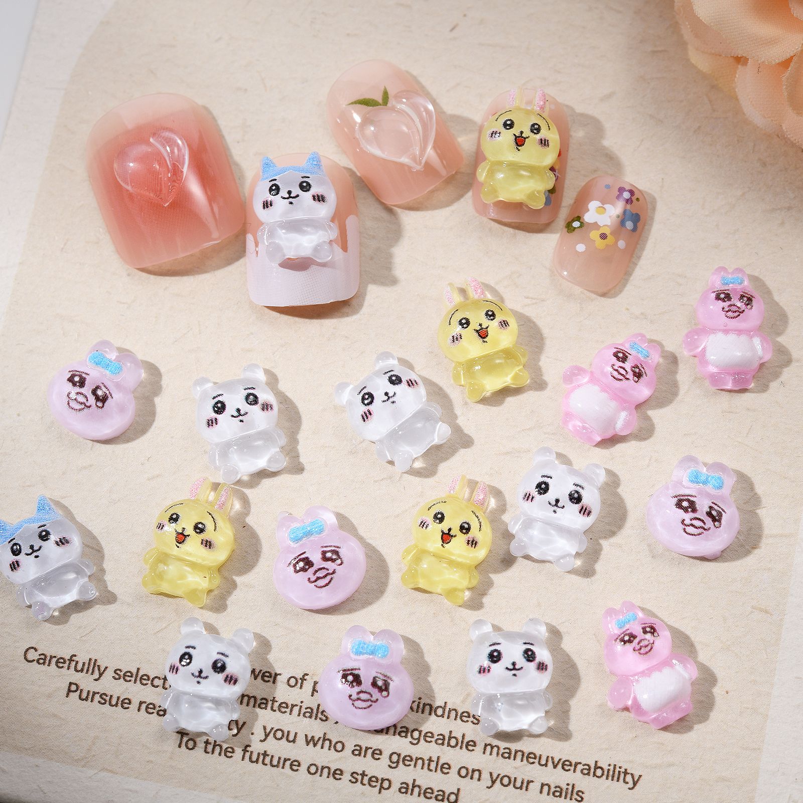100 buah aksesori seni kuku be - Nail Art ulasan dan harga