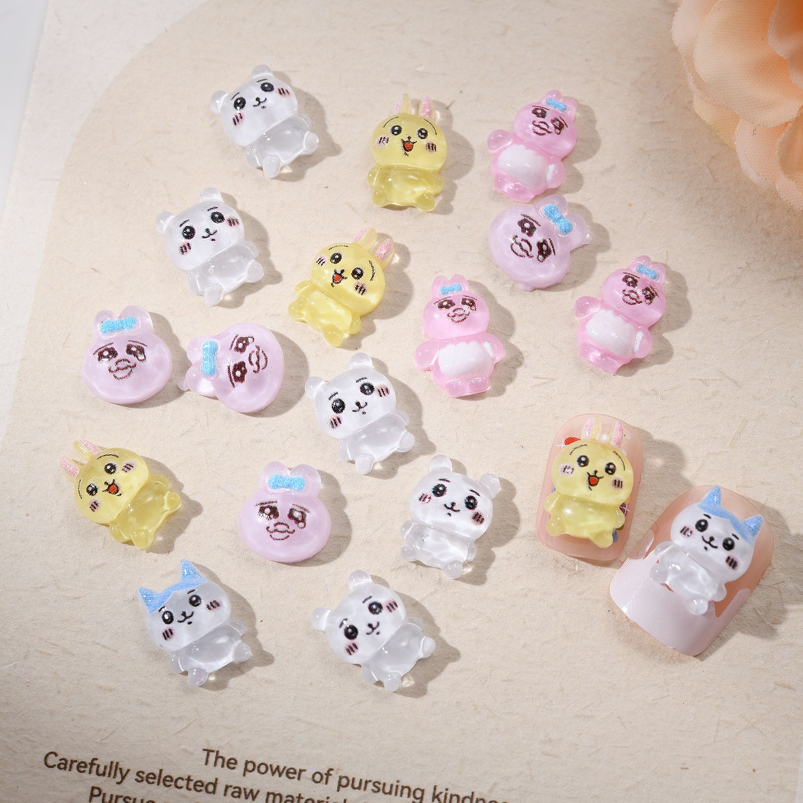 100 buah aksesori seni kuku be - Nail Art ulasan dan harga