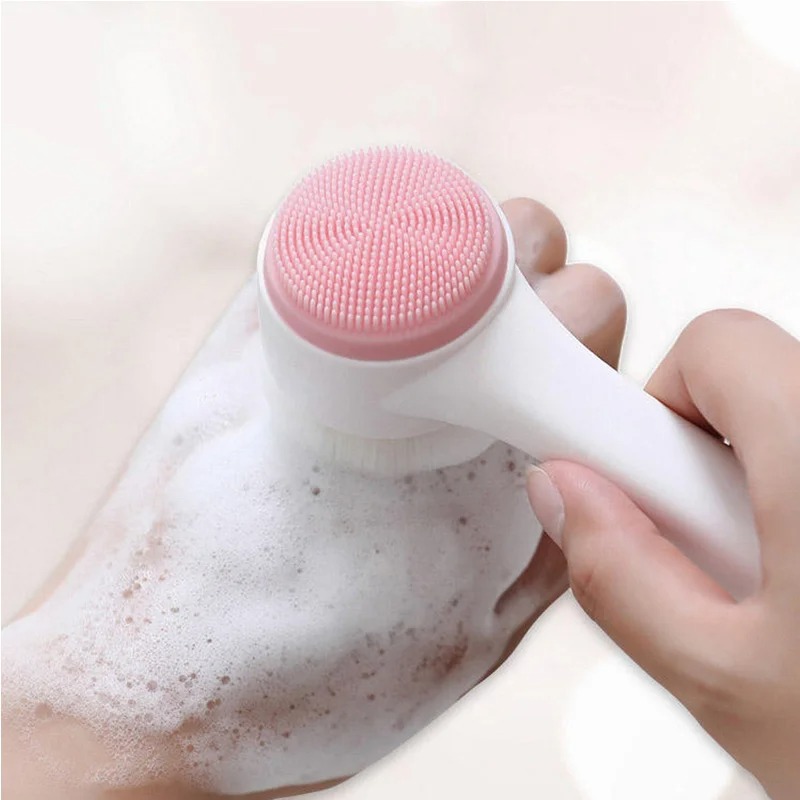 Sikat Pembersih Wajah Manual D - Silicone Face Scrubber Electric ulasan dan harga